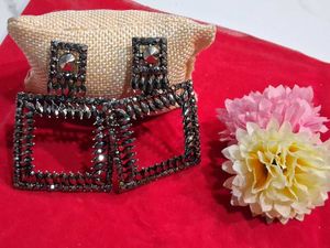 Stunning Black Dangle Earrings