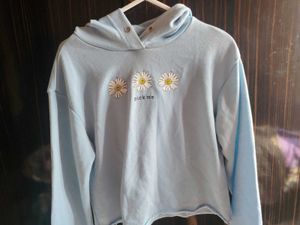 Cute Daisy  crop Hoodie