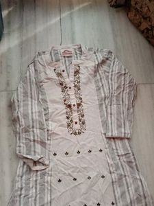 Women Long Kurti, Pure Khadi Cotton
