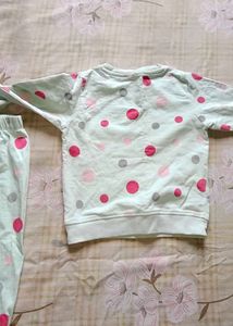 Cute Polka Dot Pajama Set