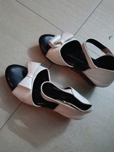 Fancy White Sandel for girls With Heels