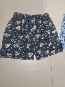 Floral Print Sleep Shorts