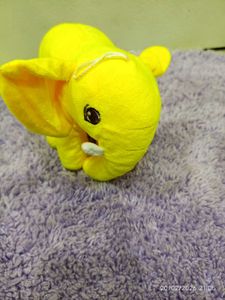 Cute Yellow Elephant Plushie