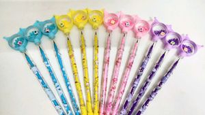 Set of 12 Sanrio Character Pencils with Charms