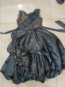 Very New...Grey Gown For Wear In Function