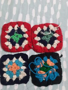 Granny Squre Crochet Piece