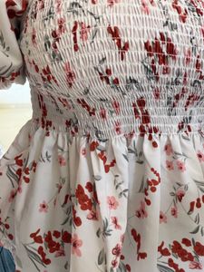 Floral Peplum Top