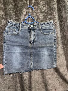 Denim Mini Skirt