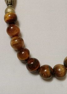 Tiger Eye Beaded Necklace