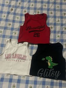 Bundle of 3 Graphic Tank Tops
