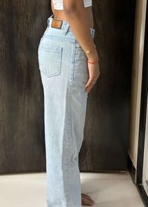Light Wash Wide Leg Jeans
