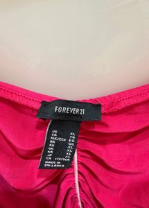 Hot Pink Ruched Cami Top