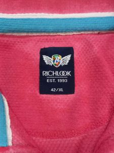 Men's Pink Polo T-Shirt