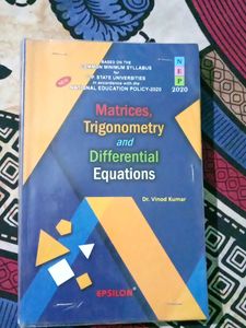 Matrices, Trigonometry And Differential Equations