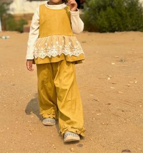 Adorable Mustard Corduroy Set