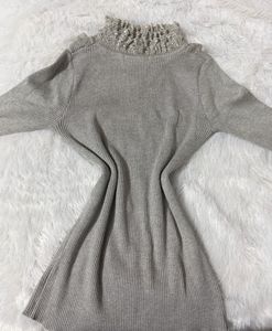 Fairy grungecore knit top 🪩🩶