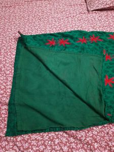 44 To 50 Size Silk Paisley Embroidery Kurti Top