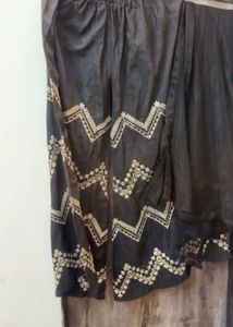 Elegant Black Embroidered Kurta Set