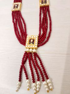 Beautiful Maala Set With Earrings