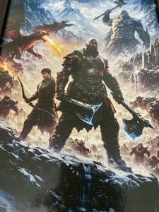 God of War Framed Artwork