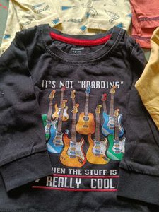 Bundle of 4 Boys Long Sleeve T-Shirts