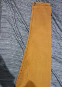 Comfortable Ochre Yellow Pants