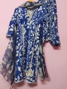 patchwork printed suit