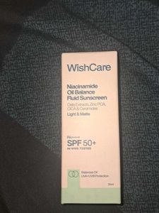 WishCare Niacinamide Fluid Sunscreen SPF 50+