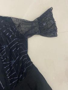 Elegant Black Embellished Jumpsuit