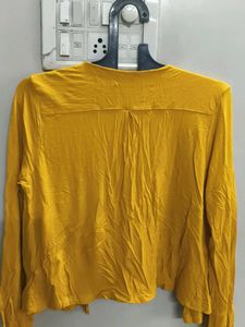 Yellow Bolero Cardigan Jacket