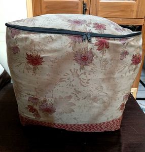 Large Floral Cloth Storage Bag