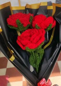 Handmade Crochet Sunflowers 🌻, rose🌹