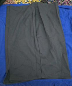 Classic Grey Pencil Skirt