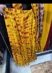 3 peice  Kurta Set with Embellished Jacket