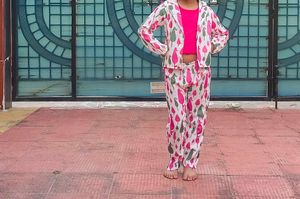 Chic Printed Blazer