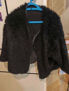 Black Faux Fur Jacket