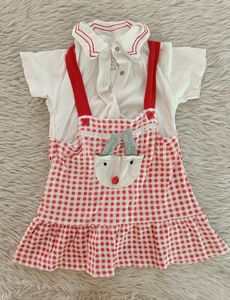 Baby Go White and Red Frock (Girls)