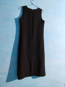 Long black One Piece dress For Girls