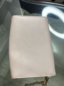 Michael Kors Pink Textured Clutch