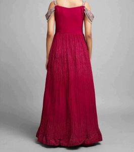 Stunning Embellished Cold-Shoulder Gown