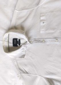 Striped White Casual Shirt