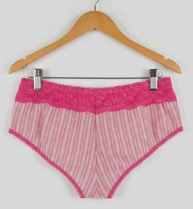 Striped Lace Trim Briefs 💗