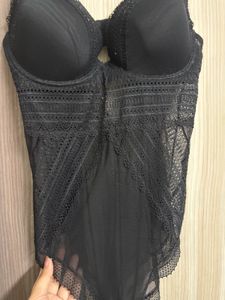 22 H&amp;M Trimmed Patten Bodysuit