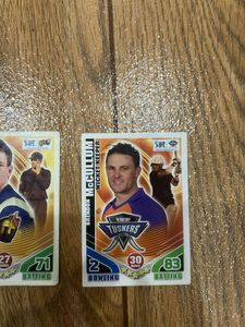 Topps 2011 Cricket attax 4 cards