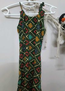 halter neck bandani kurti