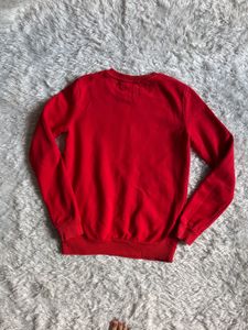 Guess Red Logo Sweatshirt