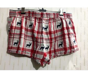 Plaid Deer Print Shorts