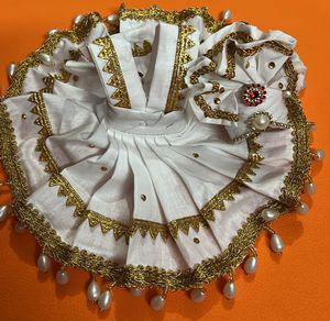 Laddu Gopal Handmade Fancy Dress Fabric Cotton