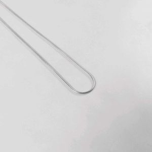 Artificial Elegant Silver Snake Chain Necklace
