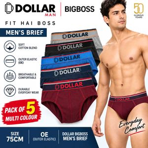 Dollar Bigboss Brief - Pack of 5
